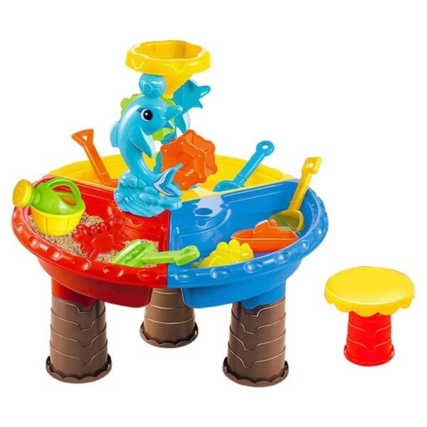 CLUB BOLLYWOOD® 2 in 1 Summer Beach Toys Outside Outdoor Activity Outdoor Garden Sandbox Kit 45x46cm|Toys & Hobbies | Games | Other Games|1Set Kids Sand Table Toys - Image 4