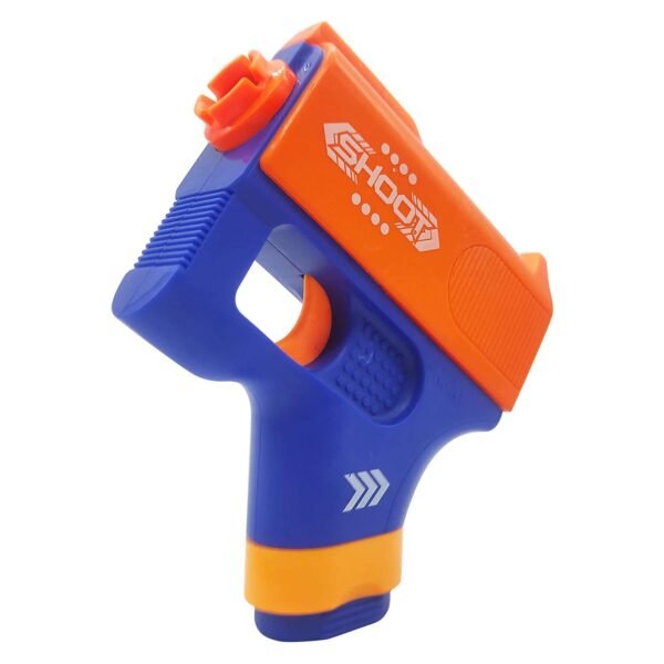 Toy Cloud Mini Soft Blaster Manual Soft Bullet Shooting Toy with 3 Safe Foam Bullets for Kids, Safe and Long Range Shooting Gun - Multicolour - Image 6