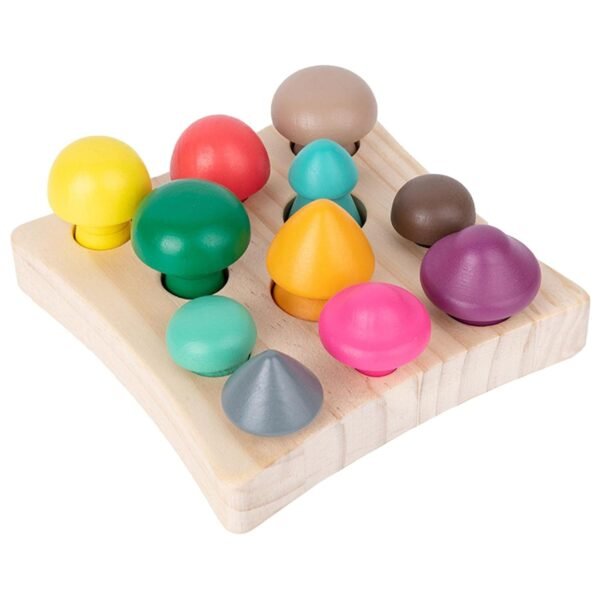bnf® Mushroom Harvest Game Shape Sorting for Boys Girls Kids Without Pattern Baby | Toys for Baby | Developmental Baby Toys - Image 3