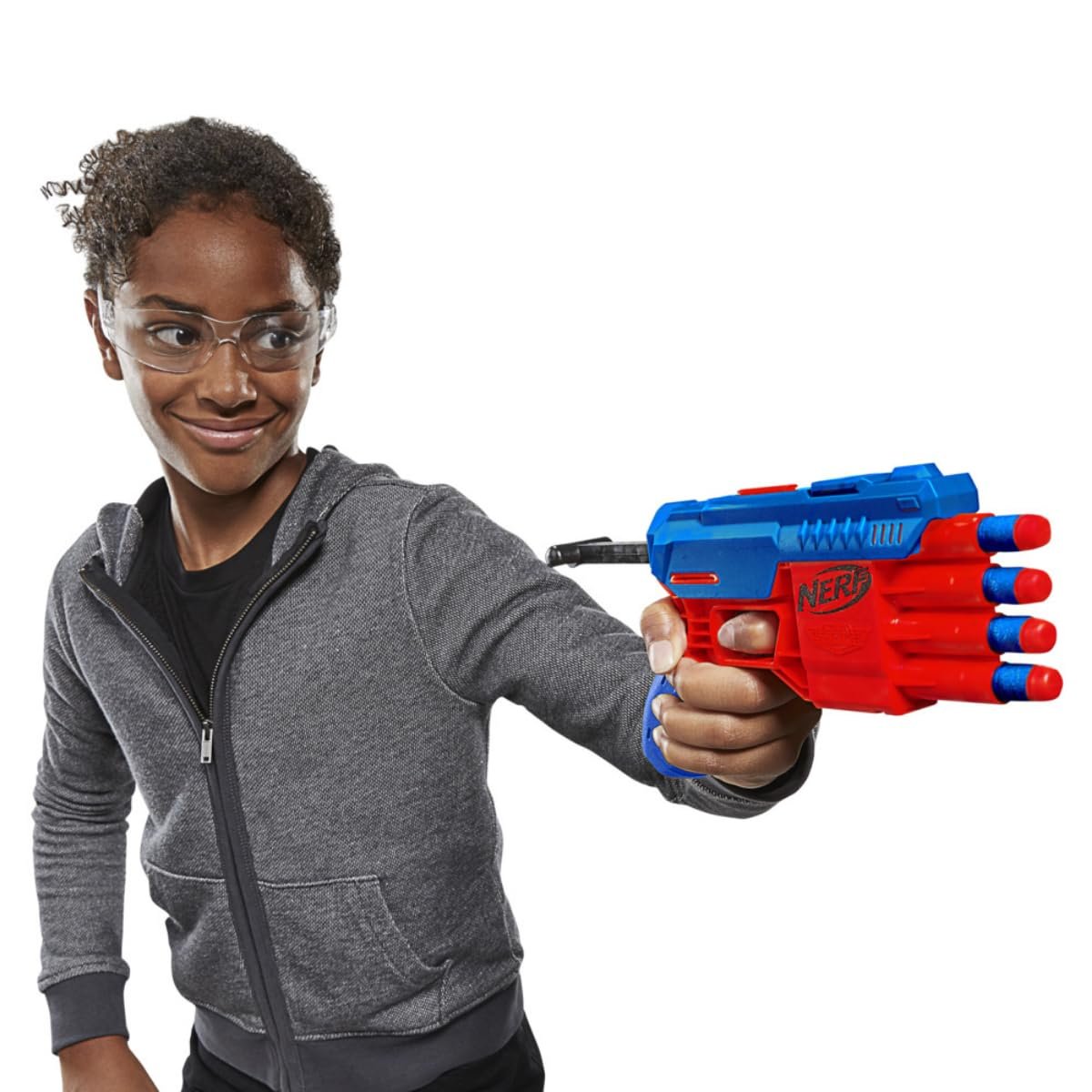 Nerf Alpha Strike Fang Qs-4 Toy Blaster, Fire 4 Darts in A Row, 10 Nerf Darts, Gift Toys for Kids Teens&Adults, Toy for Boys, Birthday Gift Toy Ages 8+,Best Xmas Gift,Multicolor - Image 5