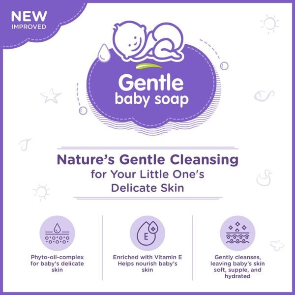 Himalaya Gentle Baby Soap (75g) - Image 4