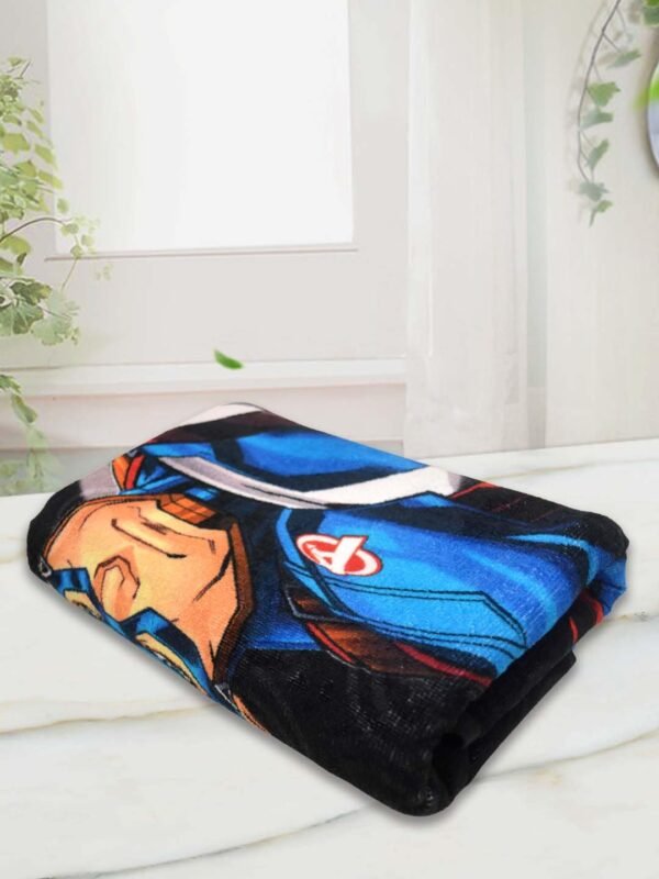 Captain America Kids Cotton Bath Towel,Superhero Themed Soft & Absorbent Towel for Boys & Girls, 60x120cm, 350GSM - Image 5