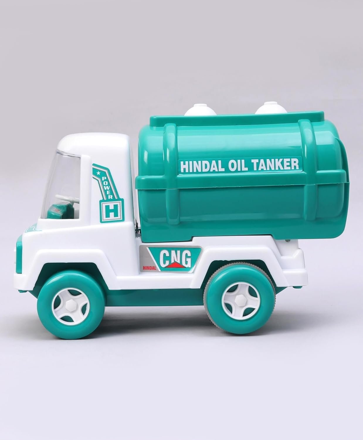 Hindal Oil Tanker Toy for Kids - Push and Go Toy | Friction Powered Durable Quality Material - Plastic | Indoor - Outdoor Play | Age 2 Years and Above (Oil Tanker) - Image 6