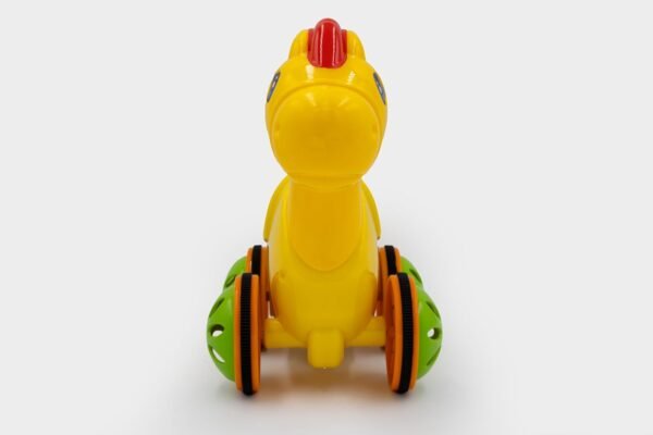 Push N Go Horse | Travel Toys | Birthday Gift | 1-6 Year | Realistic Design | Indoor Outdoor Play | Safe and Non-Toxic | Gift for Kids | Multicolour - Image 3