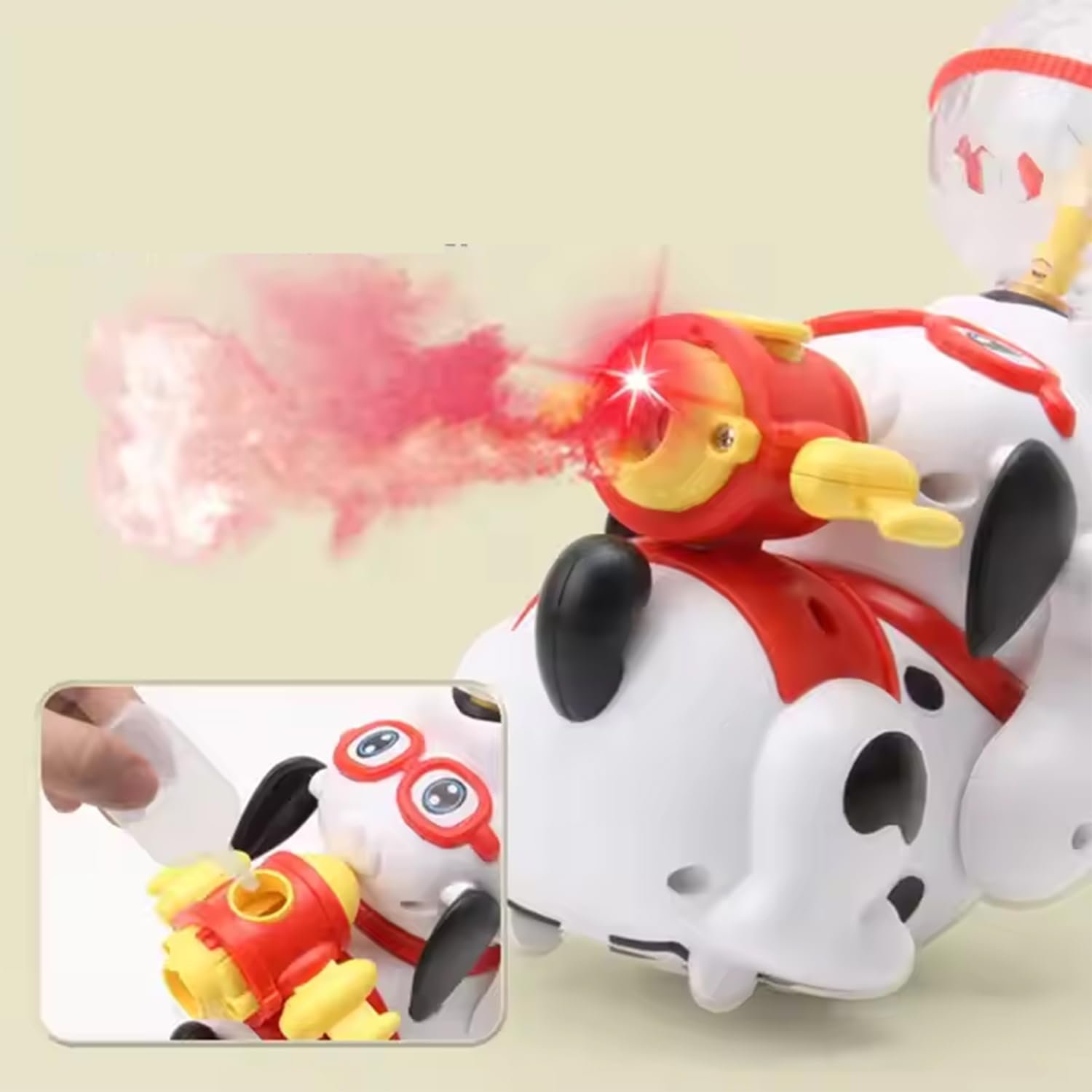 Dancing Dog Musical Toys for Kids Baby with Mist Smoke Spray Flashing Light Sound 360° Rotating Toys for Babies Children - Image 3