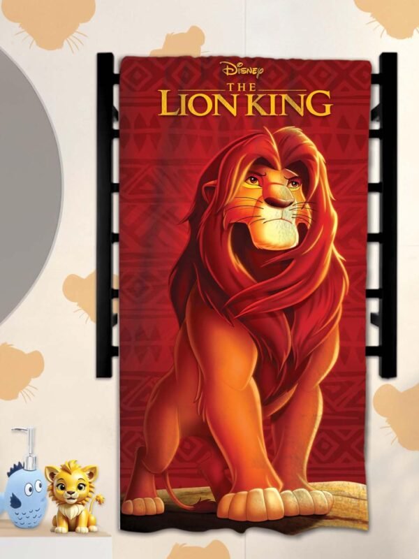 Disney Lion King Kids Bath Towel, Super Absorbent, Attractive Print for Kids. - Image 3