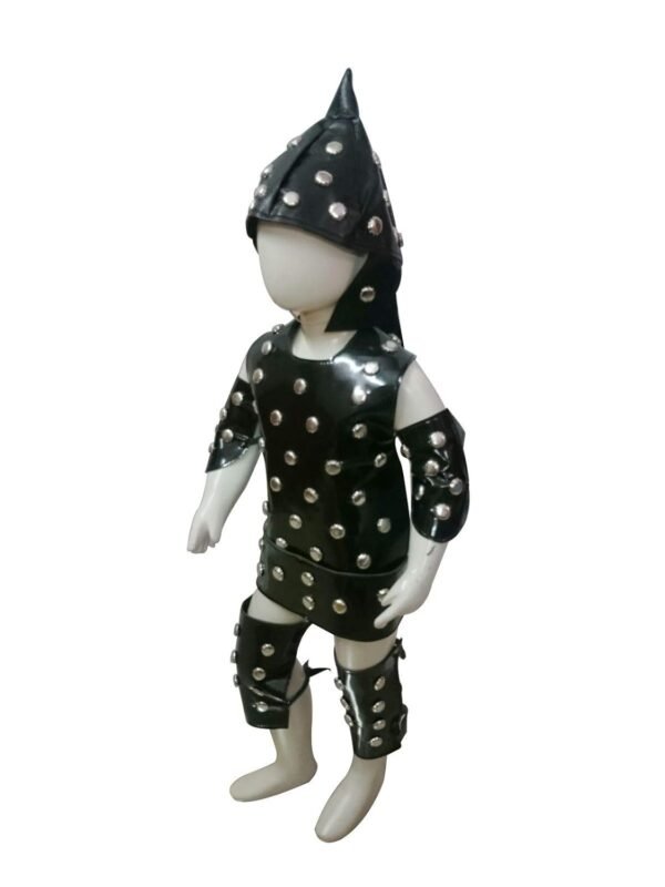 BookMyCostume Traditional Warrior Historical Indian Infantry Kids Fancy Dress Costume 7-8 years - Image 3