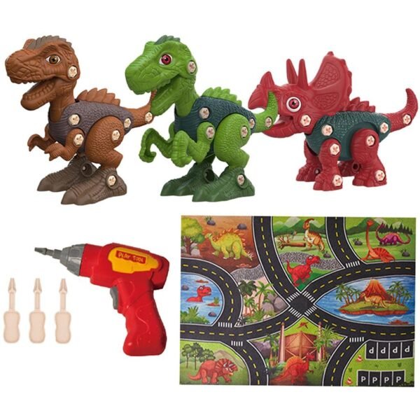 Lyla Fun Take Apart Dinosaur Toys 3D Puzzle Dinosaur Transform for 3-8 Year Old 8 PCS