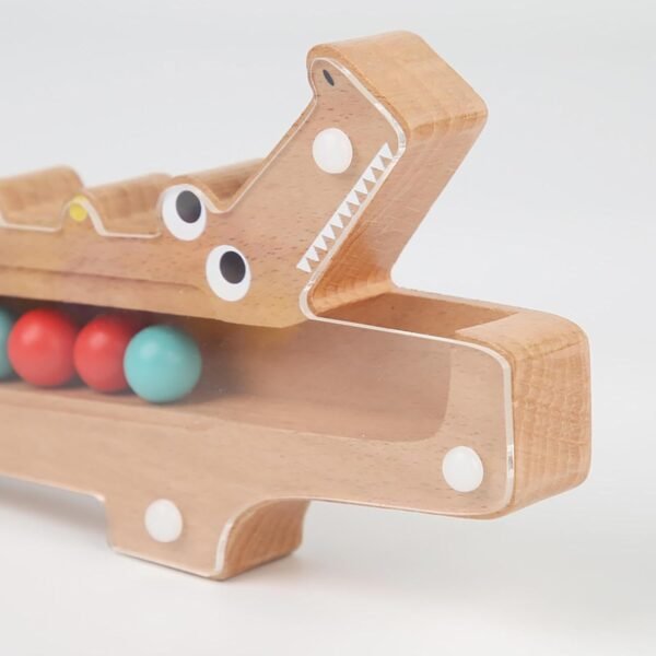 bnf® Crocodile Clip Bead Toy Wooden Beads Game for Girls Boys 3 4 5 Year Old Kids - Image 3
