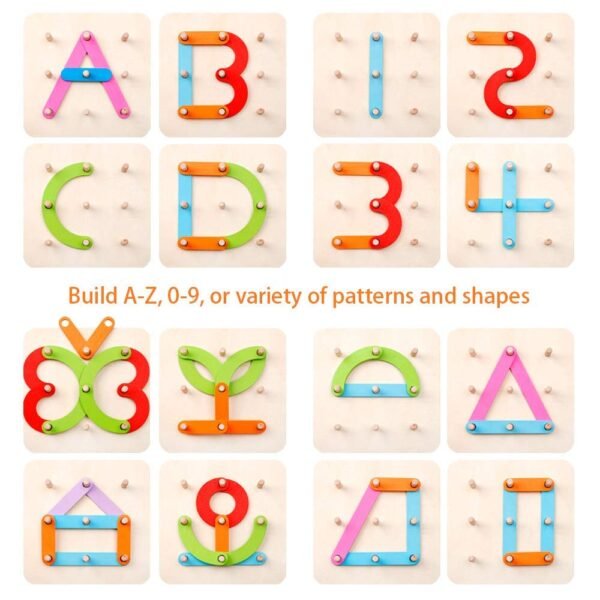 Maestro Toys - A Hundred Change Collage_ Letter Making Board Game Learning Toy Educational Game Activity Toy Alphabet Puzzle Game for Kids [ 2-5 Years ]