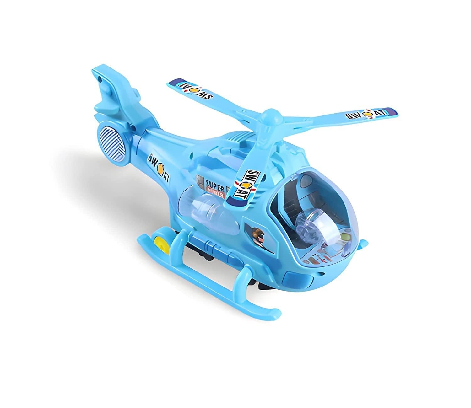 Musical and 3D LED Lights Helicopter Toy for Boys Girls |360 Degree Rotation Aeroplan Vehicle Toys for 2-5 Year Boy Girl Kids and Children(Large) - Image 2