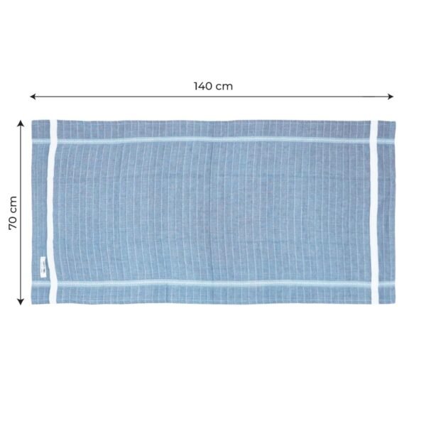 by Doctor Towels Premium Cotton Bath Towel, Super Soft & High Absorbency Towel, Quick Dry Towels for Bath Large Size, Bath Towel for Men, Women & Kids, (Blue) - Image 3