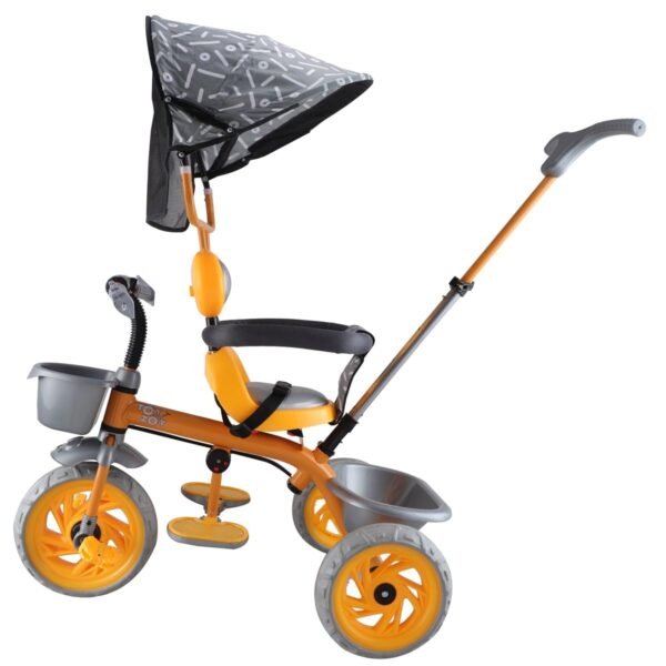 Adventure Rider Pro Max Kids|Baby Trike|Tricycle for Kids|Boys|Girls|Cycle for Kids 1-4 Years TZ-604 (Yellow) - Image 4