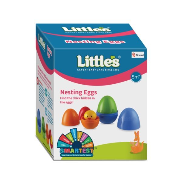 Little\'S Nesting Eggs I Activity Toy for Babies I Multicolor I for Infant & Preschool Toys I Develops Motor & Reasoning Skills,4 pcs - Image 5