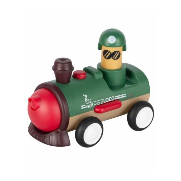 Friction Powered Vehicles Cars Toy Push and Go Back for Toddlers Baby Boys Girls 1-6 Years Old Gift Train, Pack of 1 (T-01)