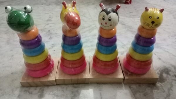 Rainbow Tower for 0-1 Year Kids, Set of 7 Colours