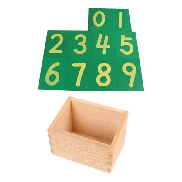 Toy Number Cards Safe with Box Educational Tool for Toddlers Boys 0-2 Years Old International - Image 6