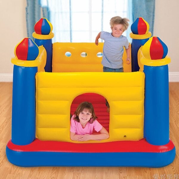 Toy Imagine™ Playhouse Inflatable Soft Floor Bounce Castle Bouncer for 3-6 yrs, Multicolor - Image 6