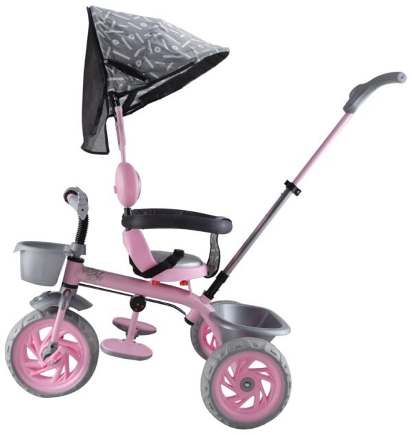Adventure Rider Pro Max Kids|Baby Trike|Tricycle for Kids|Boys|Girls|Cycle for Kids 1-4 Years TZ-604 (Pink) - Image 4