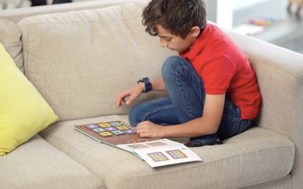 Mind Game Brain 5 Year Old, Educational Travel Games for Kids 4 to 7 Years Old, Gifts for Boys Girls, Magnalogix Magnetic PuzzleTile Toy Game, Pen Them Up Junior - Image 2