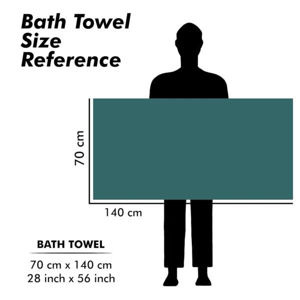 UrbanLeaf Microfiber Large Bath Towel | Quick Dry Super Absorbent - Bath Towel for Men and Women | Green | Towel for Bath, Travel, Gym, Beach, Pool, and Yoga (70 X 140 CMs) - Image 2