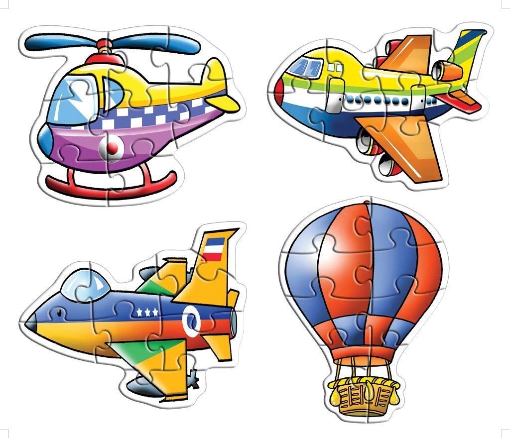Creative\'s 8 Pieces Puzzle | Educational Jigsaw | Fun With Learning Toy Game | Air Transport 8 Piece Puzzles | Knowledge Of Air Transport (Fighter Plane, Hot Air Balloon , Helicopter & Airplane) Game For Kids 3 & Up - Image 2