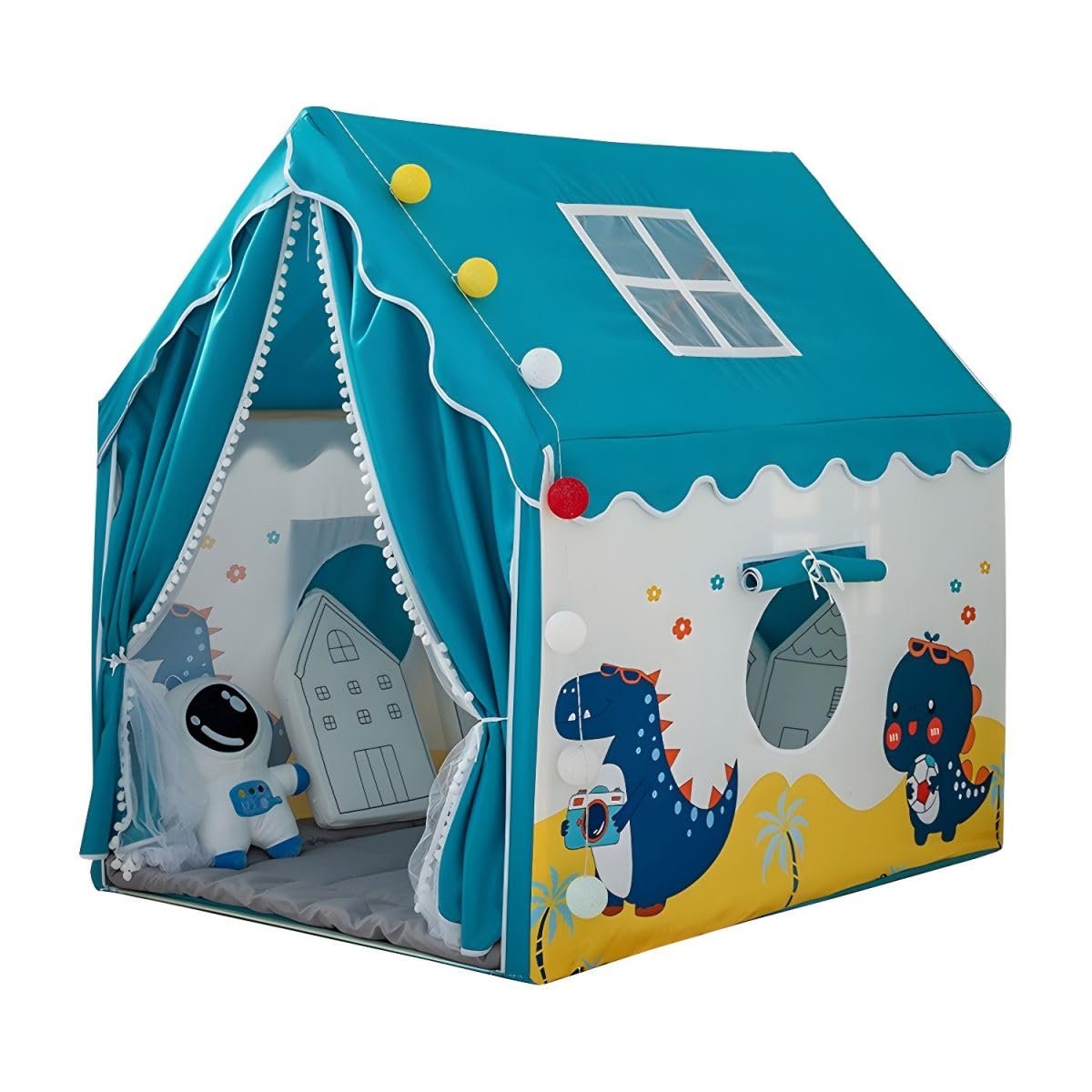 Colorfull and Extremely Light Weight Indoor and Outdoor Kids Play Tent House for 3-8 Years Old Kids Girls and Boys (DNS-052) - Image 4