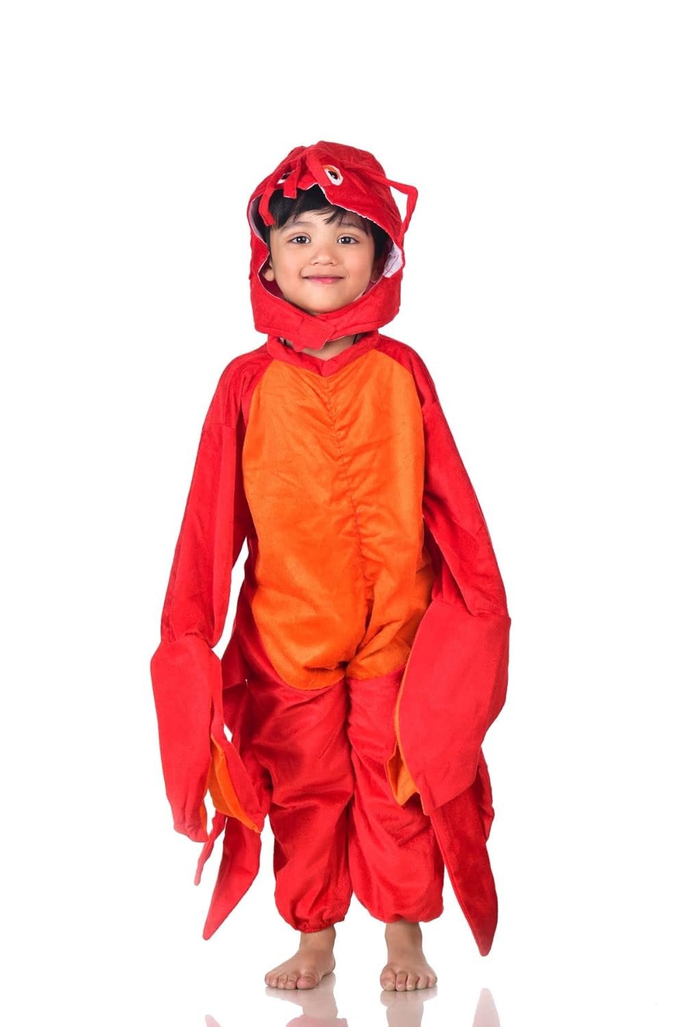 BookMyCostume Crab Water Animal Aquatic Kids Fancy Dress Costume 6-7 years