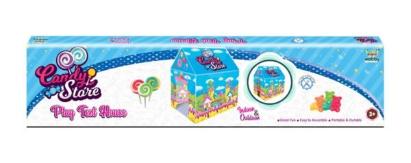 Webby theme Candy Kid\'s Play Tent House, Toy Home for Girls and Boys for 2+ Year Old- Multicolor - Image 6