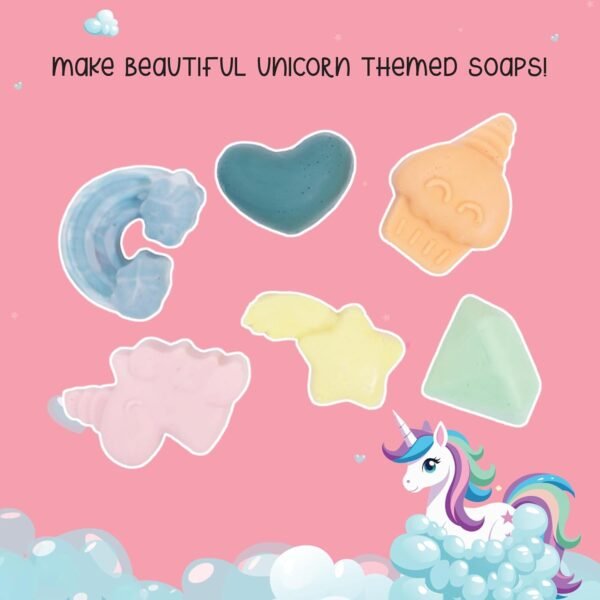 Handycrafts Funskool Unicorn Soap Making Kit, DIY for Kids, Scented Soaps, Arts and Craft Kit, Ages 5 Years and Above, Multicolour - Image 5