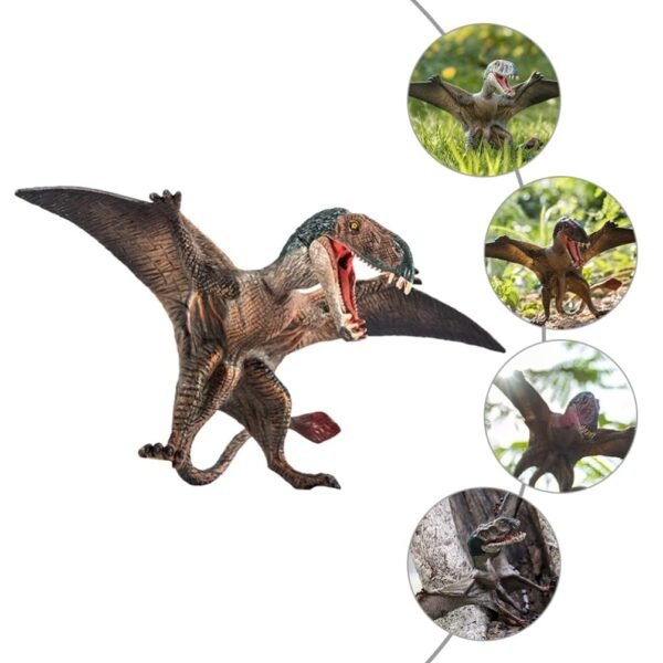 Dinosaur Toy Figure Width-16cm Pterodactyl Dinosaur Toys for Kids & Adults PVC Multicolour | Flying Dino - Image 6