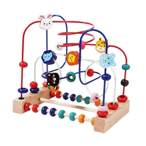 Bead Maze Toy Birthday Gifts Puzzle Beads for Boys Girls Kids Ages 0-3 Years 22.5x14.5x21cm|Baby | Toys for Baby | Developmental Baby Toys|1 Bead Maze Toy
