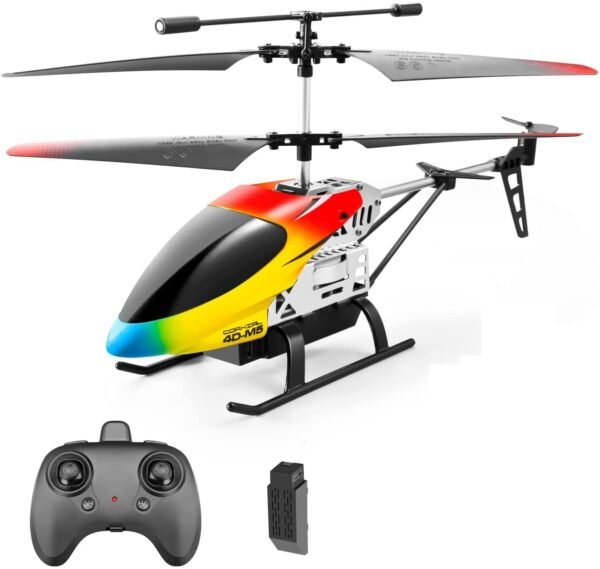 Jack Royal Remote Control Helicopter for Kids Altitude Hold 2.4GHz RC Helicopters with Gyro for Beginner Toys Indoor Flying with 3.5 Channel LED Light Multi Color