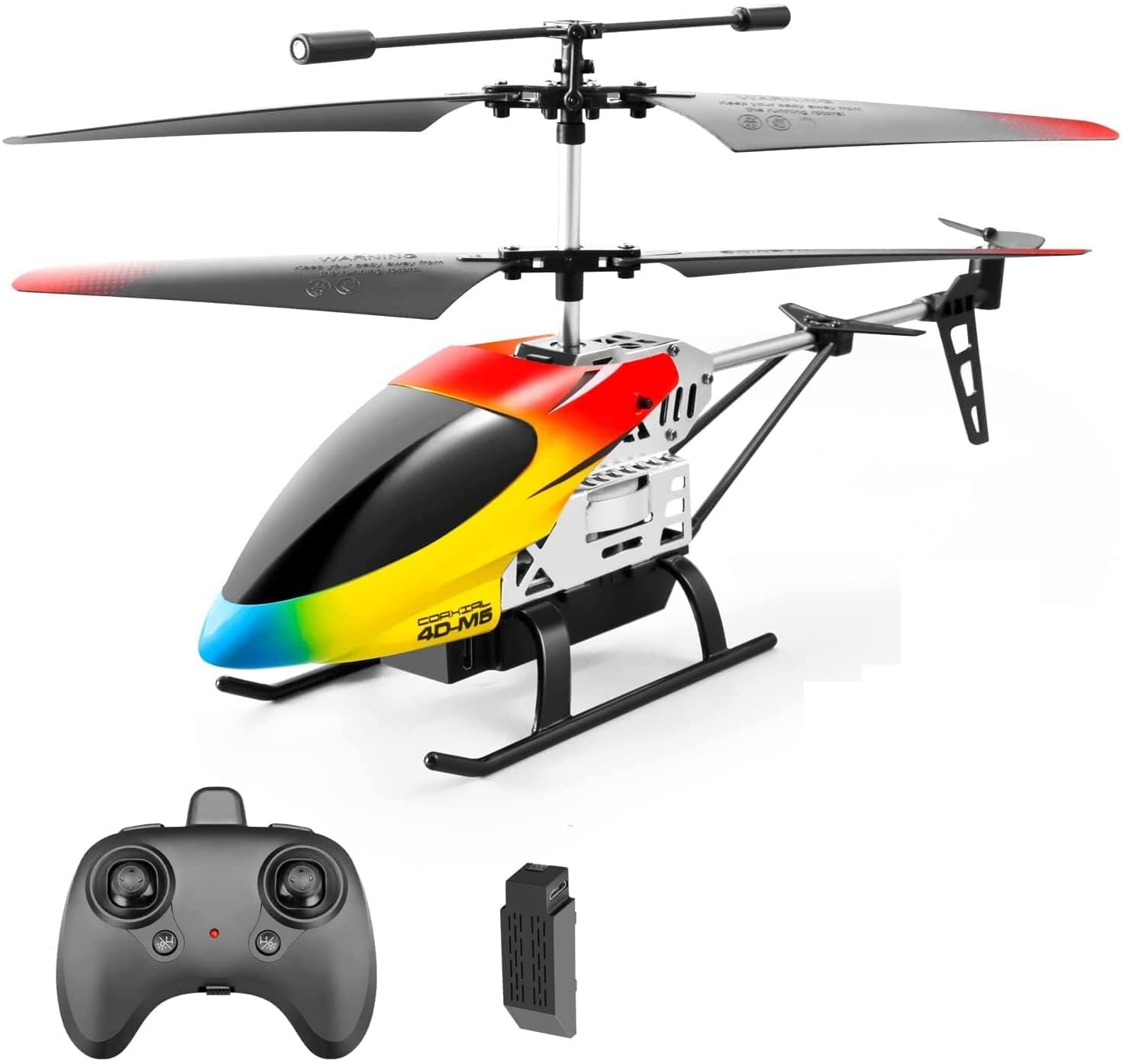 Jack Royal Remote Control Helicopter for Kids Altitude Hold 2.4GHz RC Helicopters with Gyro for Beginner Toys Indoor Flying with 3.5 Channel LED Light Multi Color