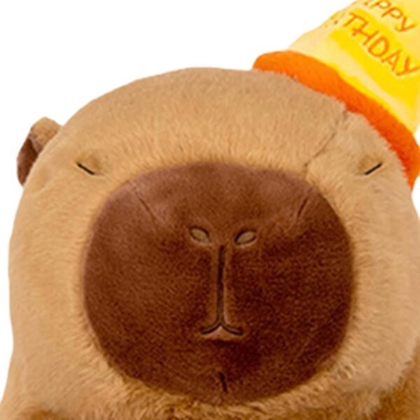 bnf® Capybara Stuffed Animal Plush Toy Decoration for Boys Girls Kids Adults with Hat 23cm - Image 3