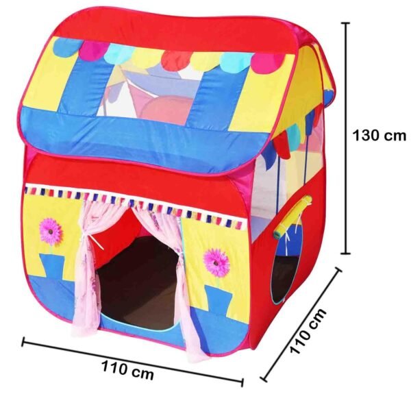 Homecute Foldable Pop Up Hut Type Kids Toys Jumbo Size Play Tent House for Boys and Girls (Big Size Multi) - Image 3