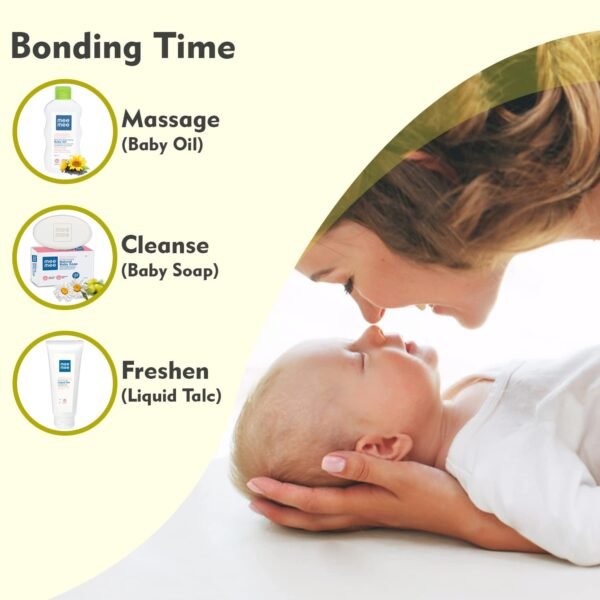 Mee Mee Baby Soap Nourishing Bathing Bar with Chamomile & Olive |Ph Balanced Dermatologist-Approved for Gentle Baby Skin, Tear-Free Formula, Natural Extracts | 75g (Pack of 3) - Image 6