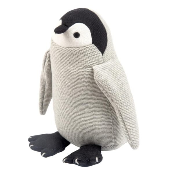 Peppy The Penguin Plush Toy for Kids | Knitted Cotton Soft Toy for Kids | Best Toy for Boys & Girls - Image 4