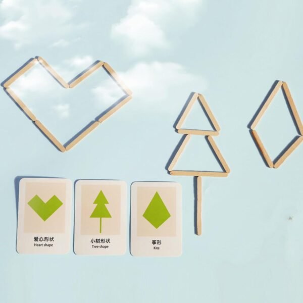 bnf® Stacking Toys Sorting Busy Board Montessori Wooden Toys for Kids Girls Gifts Without Tray - Image 3