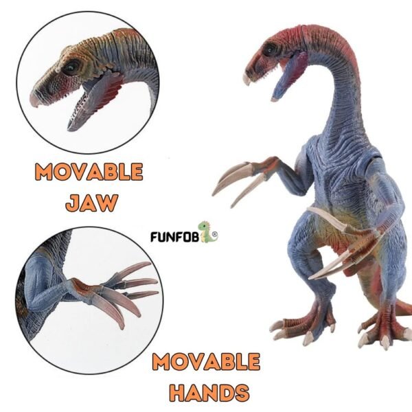 Therizinosaurus Dinosaur Figure Jumbo Dinosaur Toy Realistic Dinosaur Action Figure Educational Wild Animal Toys for Boys & Girls | Therizinosaurus Long Nails - Image 2