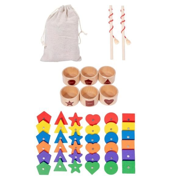 bnf® Color Shape Matching Toys Kids Fine Motor Toys Fishing Game Toy Learning Toy - Image 5