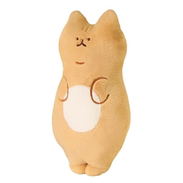 bnf® Cat Plush Toy Standing Adorable Plush Stuffed Cat Toy for Boys Children Kids Yellow