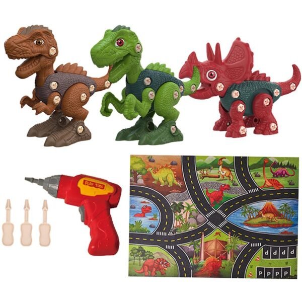 Lyla Fun Take Apart Dinosaur Toys 3D Puzzle Dinosaur Transform for 3-8 Year Old 8 PCS - Image 3