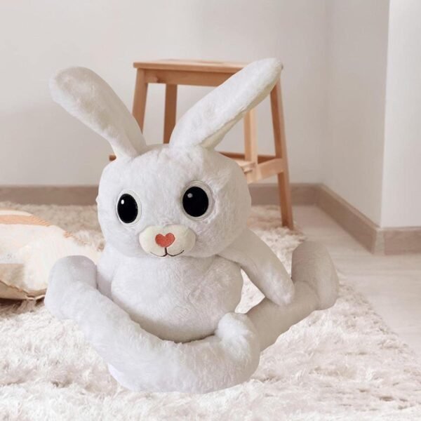 bnf® Long Ear Plush Bunny Cuddly Toy Stuffed Animal Toy for Boys Girls Kids White Baby | Toys for Baby | Plush Baby Toys