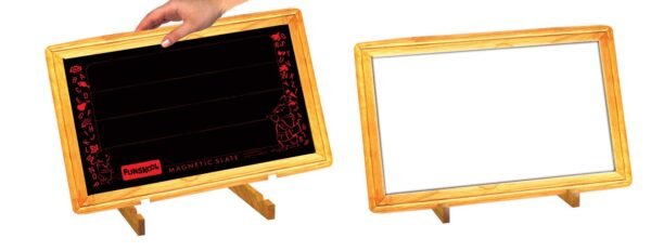 Giggles Funskool Learn N Write Slate, 2in1 Magnetic & Dry Erase Board for Kids, Includes Alphabet & Numbers, Encourages Learning & Development, Preschool Activity Set, Gift Set for Kid, Ages 3+ Years - Image 5