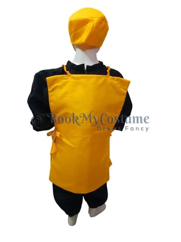 BookMyCostume Yellow Butter Food Kids Fancy Dress Costume 6-7 years - Image 5