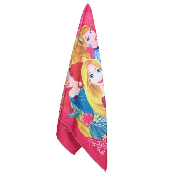 Heart Home Kids Bath Towel|Soft Cotton & Sides Stitched Baby Towel|Microfibered Super Absorbent Princess Pattern Towel for Infants,Toddler,55x26 Inch (Pink) - Image 6