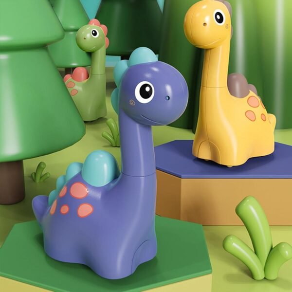 Lyla Cartoon Dinosaur Car Toys for Kids Age 2 3 4 5 6 7 Year Old Boys Girls Gifts Green - Image 2