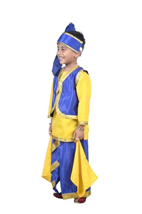 BookMyCostume Punjabi Folk Dance Costume Bhangra for Boys and Men 6-7 years - Image 6