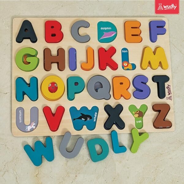 Wudly Wooden Four Smart Brain Puzzle for Kids | Educational Toy and Learning Aid for Toddlers - 1+ Years | Fine Motor Skill Development | Safe & Durable (Shapes and Puzzle), Multicolour - Image 4